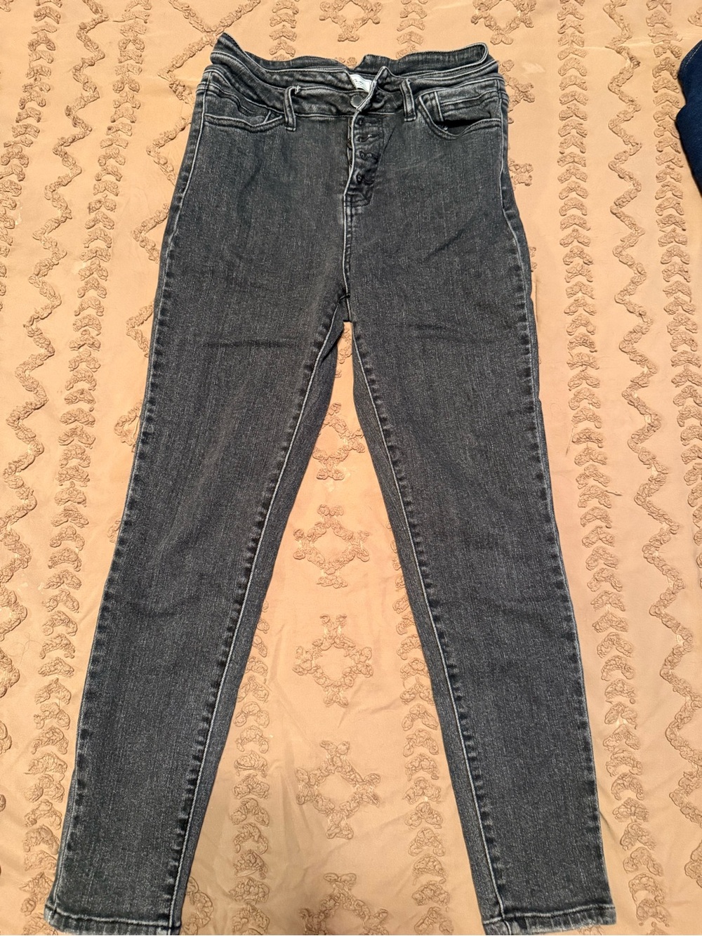 KanCan Black Gray Skinny Jeans